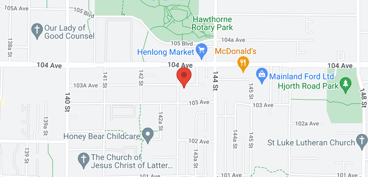 map of 14308 103A AVENUE